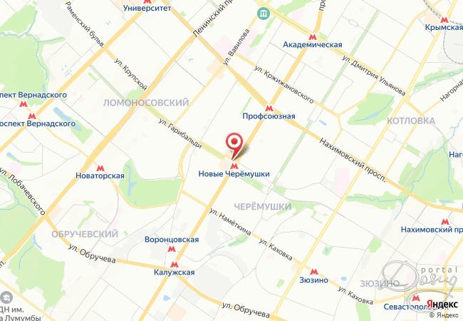 Ad on the map
